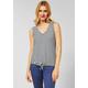 Trägertop STREET ONE Gr. 38, blau (grand blue) Damen Tops Shirttops