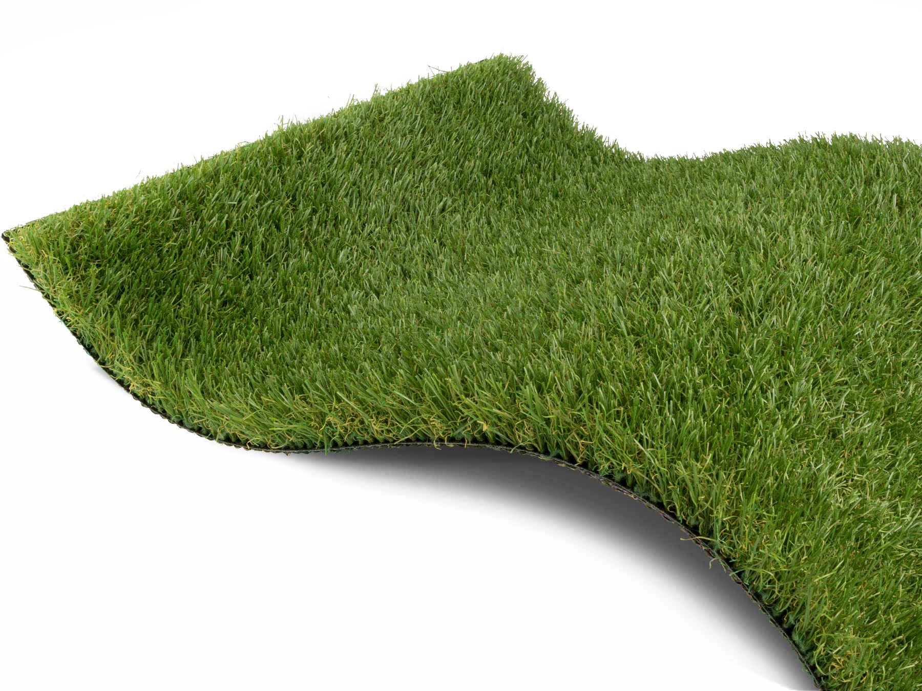 Kunstrasen "Premium ZENIT", grün, B:400cm H:47mm L:100cm, Polyethylen (PE), PRIMAFLOR-IDEEN IN TEXTIL, Teppiche, natürliche Optik, mit Drainagefunktion, ideal für Balkon & Terrasse