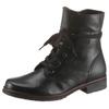 Schnürstiefelette GABOR, Damen, Gr. 41, schwarz, Kalbsleder, klassisch, Schuhe, Blockabsatz, Schnürboots, Businessschuh mit Best Fitting Ausstattung