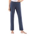 Homewearpants PLANTIER Gr. 48/50, Normalgrößen, blau (blau, meliert) Damen Hosen Freizeithosen