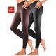 Leggings VIVANCE ACTIVE Gr. 36/38, N-Gr, braun (braun, schwarz) Damen Hosen Sport Leggings