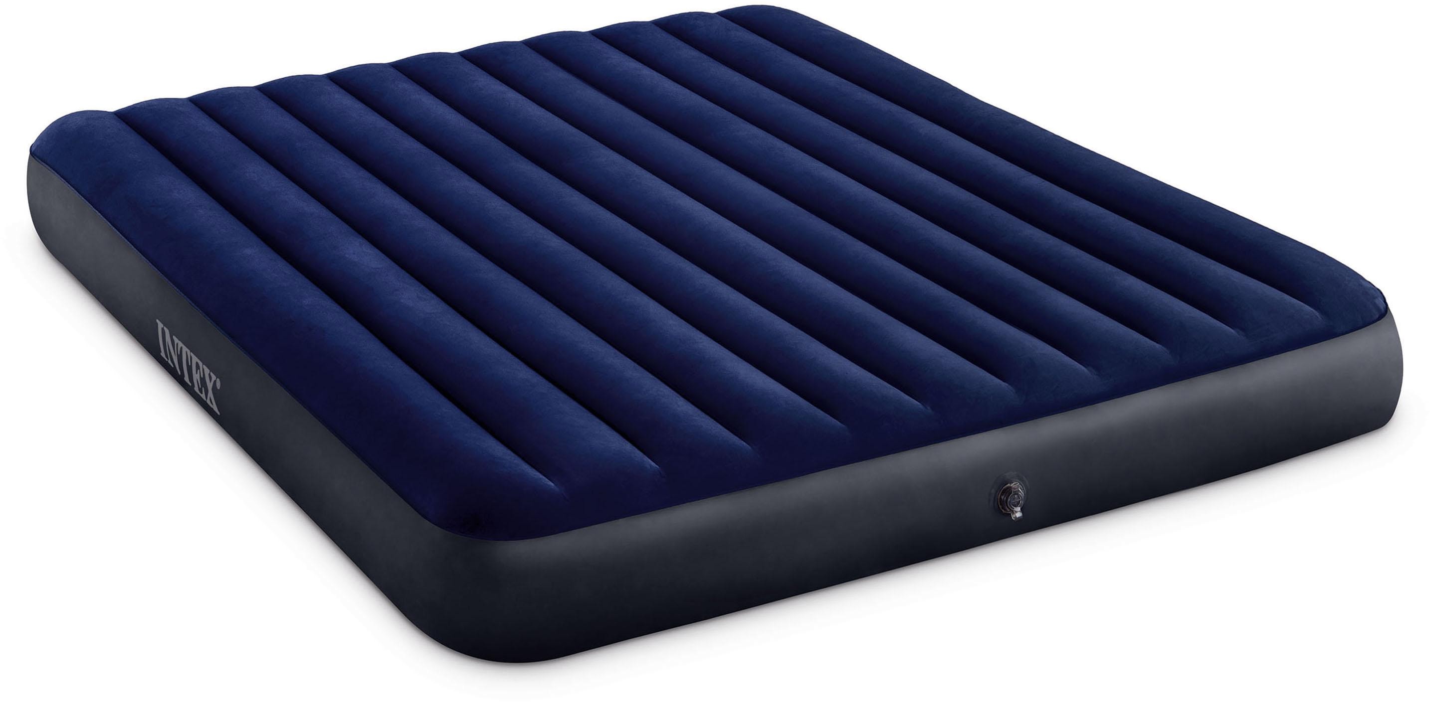 Luftbett INTEX "DURA-BEAM Classic Downy Airbed" Gr. 137, blau, Luftbetten, Kinder, B/H/L: 137cm x 25cm x 191cm, Vinyl, B:137cm H:25cm L:191cm