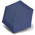 Taschenregenschirm KNIRPS "US.050 Ultra Light Slim Manual, rain blue" blau (rain blue) Regenschirme Taschenschirme
