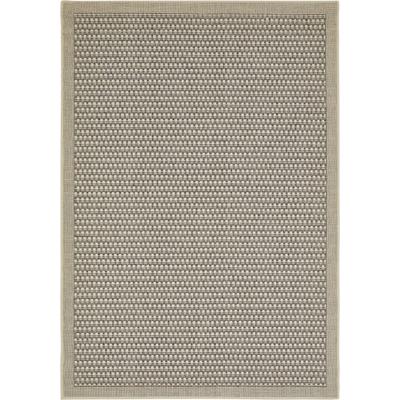 Teppich ANDIAMO "Savannah" Gr. 1, braun (hellbraun), B:57cm H:4mm L:110cm, Kunstfaser, Teppiche, Flachgewebe, In- und Outdoor geeignet, Wohnzimmer Image