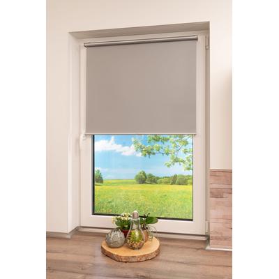 Springrollo K-HOME "Klemmfix-Rollo", grau, B:115cm H:150cm, Obermaterial: 100% Polyester, Rollos Image