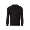Sweatshirt TRIGEMA "TRIGEMA Sweatshirt mit angerauter Innenseite", Damen, Gr. XL, schwarz, 70% Baumwolle, 30% Polyester, Basic, Sweatshirts