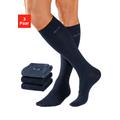 Kniestrümpfe H.I.S Gr. 39-42, blau (marine, jeans) Herren Socken Sportsocken