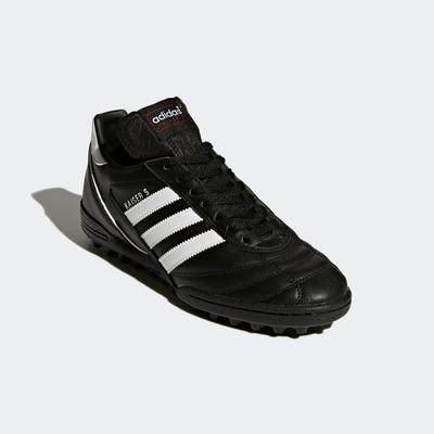 Fußballschuh ADIDAS PERFORMANCE "KAISER 5 TEAM" Gr. 40, schwarz-weiß (black / cloud white none) Schuhe