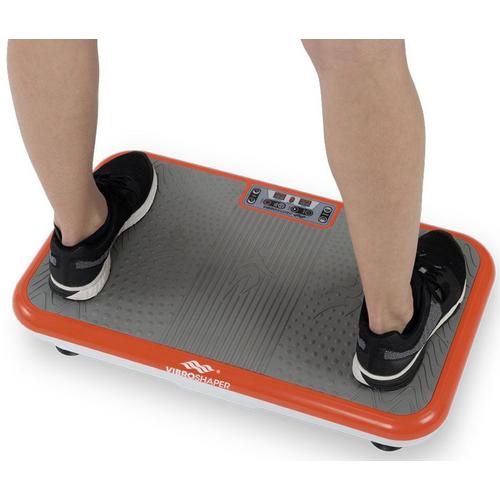 "Vibrationsplatte MEDIASHOP ""VIBROSHAPER"" Vibrationsplatten grau (orange, anthrazit) Vibrationsplatten Vibrationsplatte"