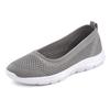 Sneaker Ballerinas LASCANA, Damen, Gr. 43, grau, Obermaterial: 100% Textilmaterial. Futter: 100% Textilmaterial. Decksohle: 100% Textilmaterial. Laufsohle: 100% Synthetik, unifarben, sportlich, Schuhe Ballerina, ultraleichter Slipper,...