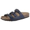 Pantolette ANISTON SHOES, Damen, Gr. 40, blau (navy), Lederimitat, unifarben, klassisch, Schuhe, Gartenschuh, Berufsschuh, Hausschuh mit Veloursleder-Fußbett