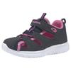 Sneaker KANGAROOS "KI-Rock Lite EV", Gr. 24, bunt (dk, navy, daisy, pink), Synthetik, Textil, sportlich, Schuhe, mit Klettverschluss