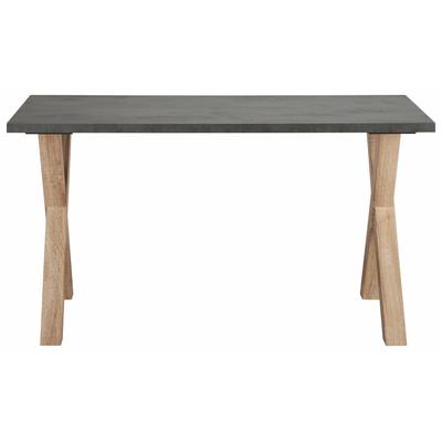 Schreibtisch MÄUSBACHER "Mio", braun (eichefarben, graphit), B:140cm H:75cm T:70cm, Tische Image