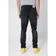 Slim-fit-Jeans STREET ONE MEN Gr. 30, Länge 32, schwarz (basic black wash) Herren Jeans 5-Pocket-Jeans