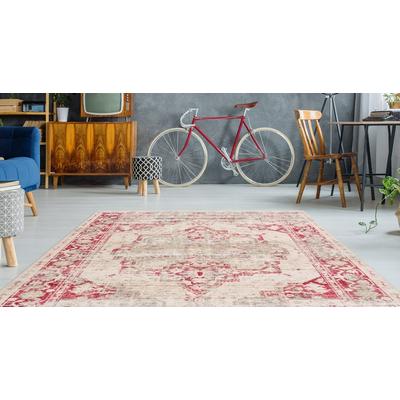 Teppich CALO-DELUXE "Rossa 900" Gr. 3, bunt, B:120cm H:5mm L:170cm, Kunstfaser, Teppiche, Vintage Optik, Wohnzimmer Image