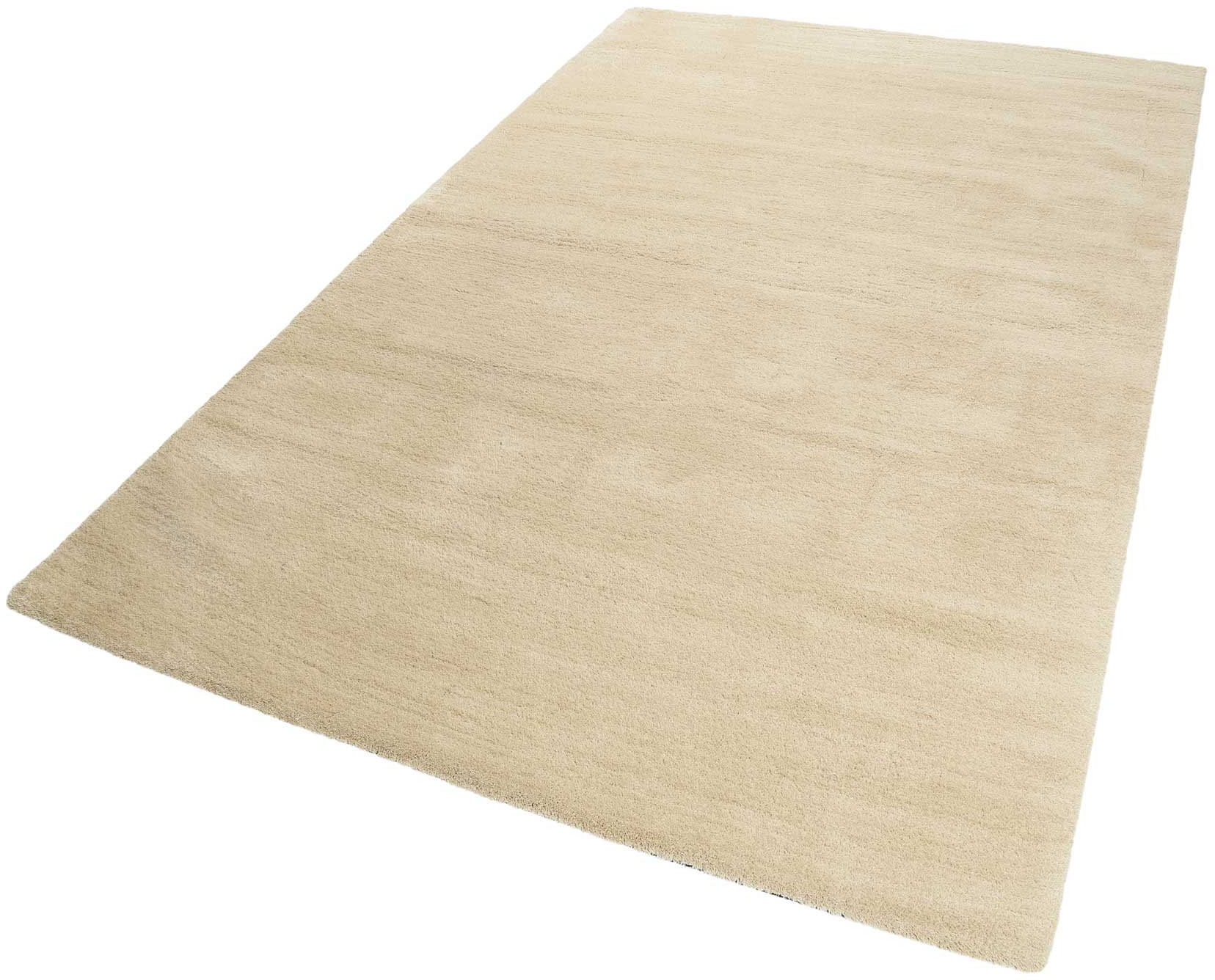 Teppich ESPRIT "Loft ESP-4223" Gr. 2, beige (beige, sand), B:80cm H:20mm L:150cm, Kunstfaser, Teppiche, Teppich, Wohnzimmer, große Farbauswahl, sehr weicher Flor, dicht gewebt, robust