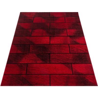 Teppich AYYILDIZ TEPPICHE "Beta 1110" Gr. 6, rot, B:200cm H:11mm L:290cm, Kunstfaser, Teppiche, Läufer, Kurzflor, Wohnzimmer Image