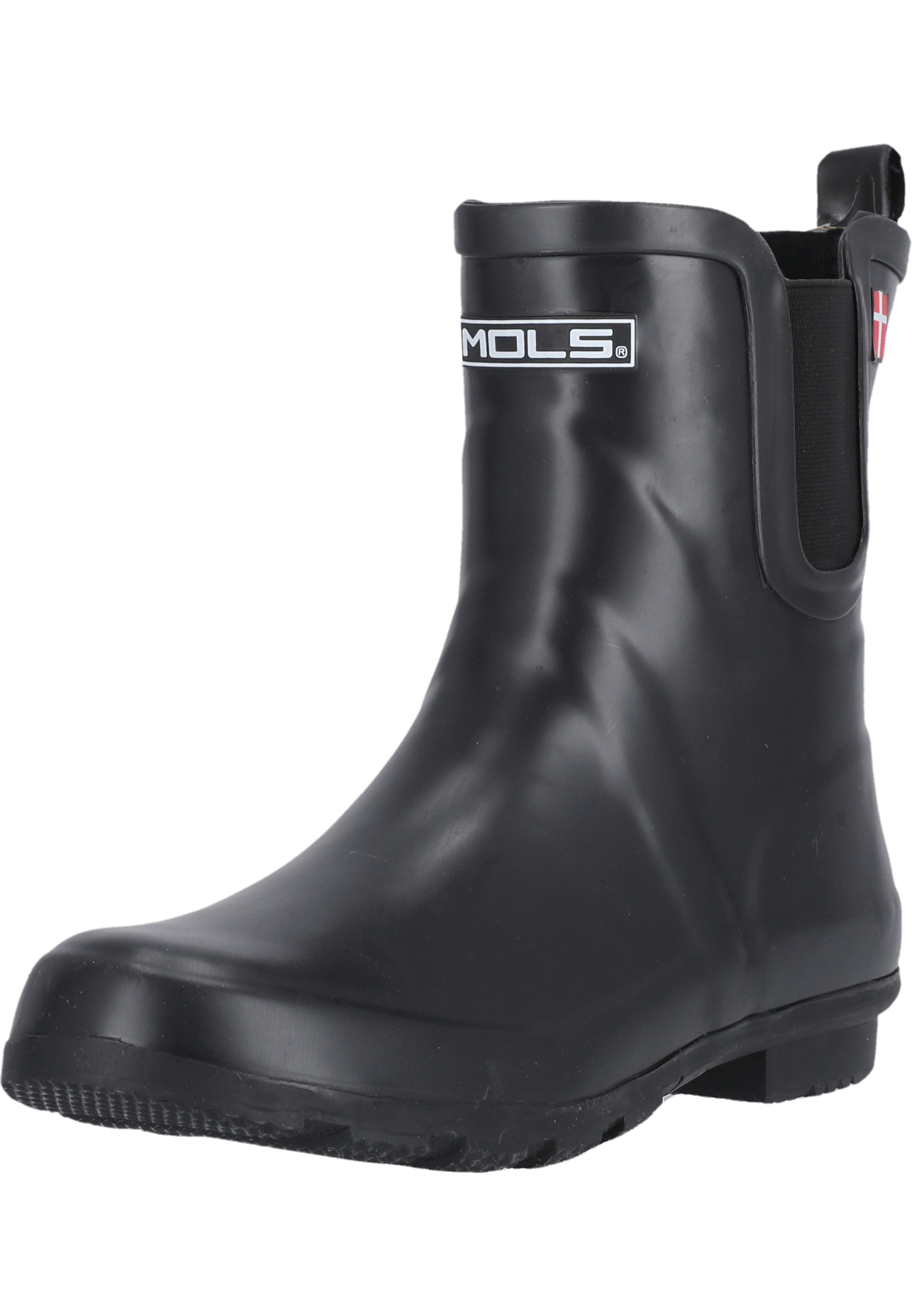 Gummistiefel MOLS "Silverwater", Damen, Gr. 40, schwarz, Gummi, Schuhe Gummistiefel, aus Naturkautschuk