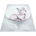 Kinderteppich AYYILDIZ TEPPICHE "Bambi 850" Teppiche Gr. B/L: 160 cm x 230 cm, 11 mm, 1 St., pink Kinder Kinderzimmerteppiche