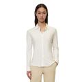 Blusenshirt MARC O'POLO "aus LENZING™ ECOVERO™" Gr. M, weiß (offwhite) Damen Shirts Blusenshirts