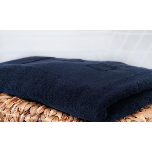 „Saunatuch BENCH. „“Bench““ Handtücher (Packung) Gr. B/L: 80 cm x 180 cm (1 St.), blau (dunkelblau) Saunatücher mit Carved Effekt“