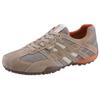 Sneaker GEOX "Snake", Herren, Gr. 40, beige, Veloursleder, Textil, sportlich, Schuhe, Freizeitschuh, Schnürschuh mit Geox Spezial Membran