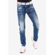 Slim-fit-Jeans CIPO & BAXX Gr. 33, Länge 32, blau Herren Jeans 5-Pocket-Jeans