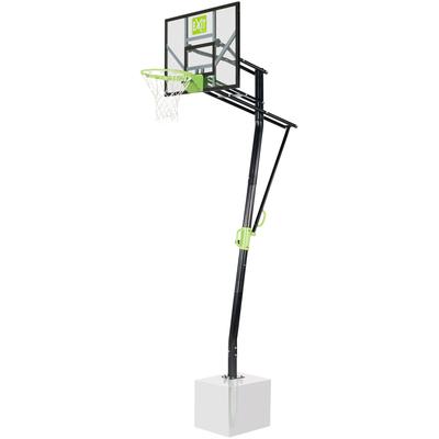 Basketballständer EXIT "GALAXY Inground Dunk" Ballsportkörbe schwarz Kinder Spielbälle Wurfspiele in 5 Höhen einstellbar