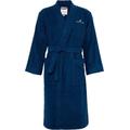 Unisex-Bademantel TOM TAILOR HOME "Kimono" Bademäntel Gr. L, blau (marine) Tom Tailor