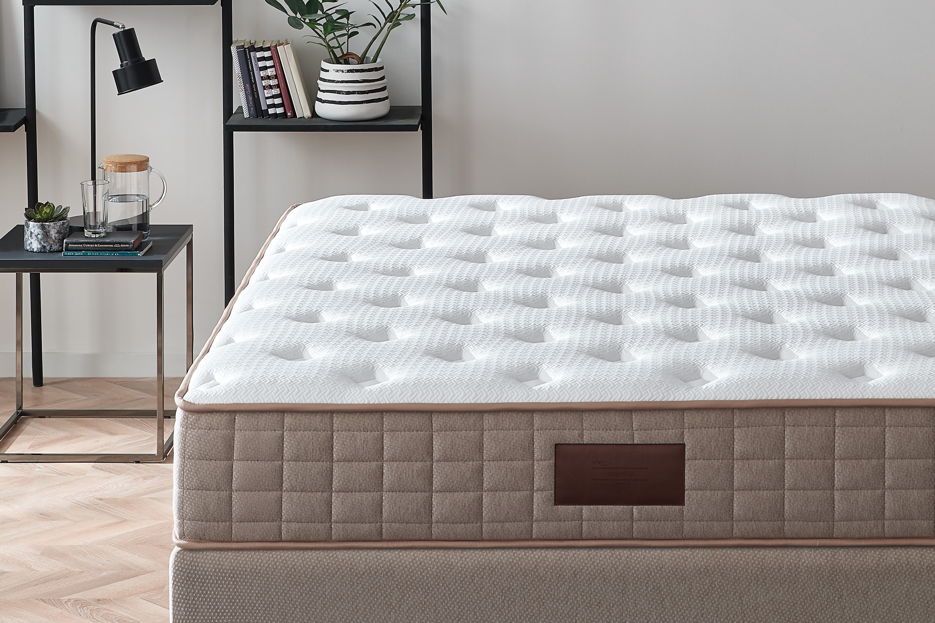 Taschenfederkernmatratze YATAS BEDDING "Majestät Premium, Top-Matratze mit über 1000 4,5-Sterne-Bewertungen", braun, B:90cm H:30cm L:200cm, Obermaterial: 100% Polyester, Matratzen, Taschenfederkernmatratze, Matratze in 90x200 cm, 140x200 cm und...