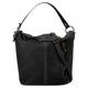 Umhängetasche CLUTY Gr. B/H/T: 28 cm x 25 cm x 7 cm onesize, schwarz Damen Taschen Handtaschen echt Leder, Made in Italy