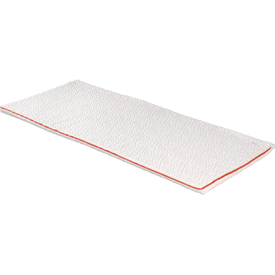 Topper MALIE "Sirius Topper 90x200 cm, 100x200 cm und weitere Größen", weiß, B:100cm H:6cm L:200cm, Viscoschaum, Topper, Matratzenauflage Image