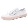 Sneaker LASCANA, Damen, Gr. 37, rosa (weiß, rosa), Obermaterial: 100% Textilmaterial. Futter: 100% Textilmaterial. Decksohle: 100% Textilmaterial. Laufsohle: 100% Synthetik, mehrfarbig, casual, Schuhe, Halbschuh,Schnürhalbschuh,Freizeitschuh,...