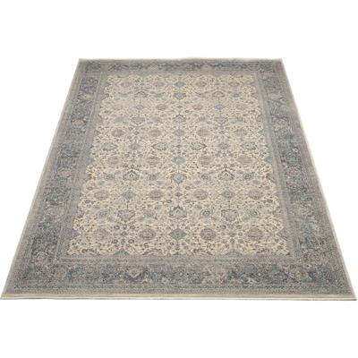 Teppich OCI DIE TEPPICHMARKE "GRAND FASHION 04", beige (creme, blau), B:140cm H:5mm L:200cm, Polyester, Teppiche Image