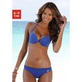 Push-Up-Bikini-Top BUFFALO "Happy" Gr. 40, Cup D, blau Damen Bikini-Oberteile Ocean Blue