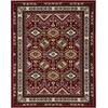 Teppich MY HOME "Diantha" Gr. 1, rot (weinrot), B:60cm H:7mm L:90cm, Kunstfaser, Teppiche, Orient-Optik, mit Bordüre, Kurzflor, pflegeleicht, elegant, weich