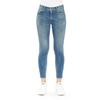 7/8-Hose LE TEMPS DES CERISES "PULPC", Damen, Gr. 27, US-Größen, blau, 92% Baumwolle, Kunstfaser, 2% Elasthan, Hosen, mit dezenter Waschung