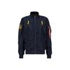 Bomberjacke ALPHA INDUSTRIES "Alpha Industries Men - Bomber Jackets Falcon II", Herren, Gr. M, blau (rep.blau), Obermaterial: 100% Nylon, Futter: 100% Nylon, Jacken