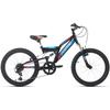 Jugendfahrrad KS CYCLING "Zodiac" Gr. 31, schwarz (schwarz, schwarz), Fahrräder, Kinder, 31cm, 20 Zoll (50,80cm)