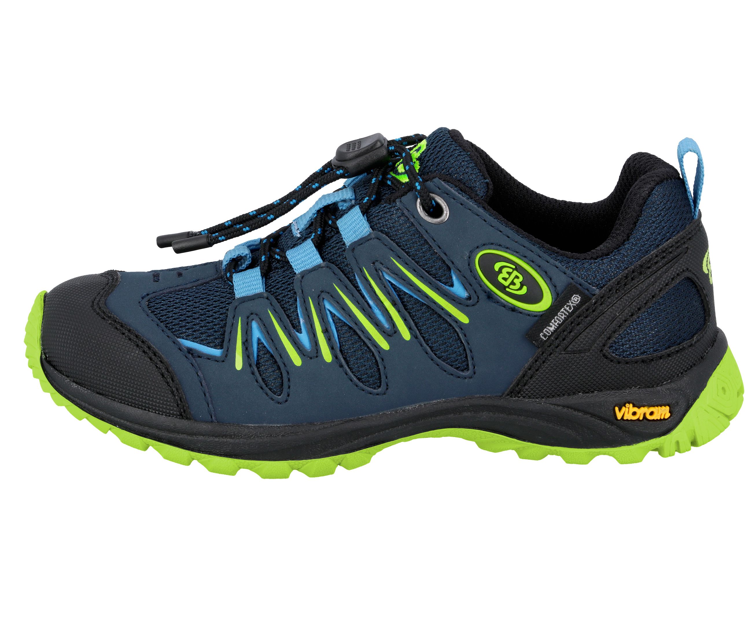 Wanderschuh BRÜTTING "Outdoorschuh Expedition Kids", Kinder, Gr. 35, blau, Synthetik, Schuhe Wanderschuh