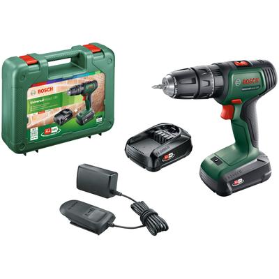 Akku-Schlagbohrschrauber BOSCH HOME & GARDEN "UniversalImpact 18V", grün, B:39mm H:10mm L:29mm, Bohrmaschinen, mit 2 Akkus und Ladegerät Image