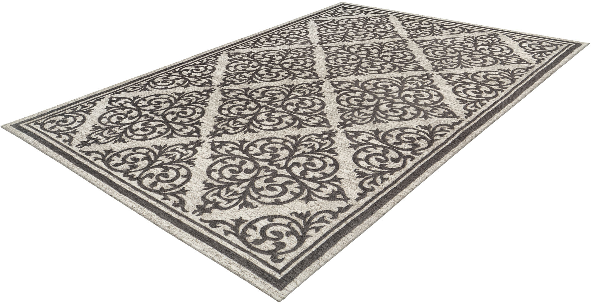 Teppich KAYOOM "Davio 100", grau, B:160cm H:13mm L:230cm, Polyester, Teppiche Image