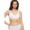 Minimizer-BH TRIUMPH "Urban Minimizer W X", Damen, Gr. 85, Cup C, beige (vanille), Microtouch, Obermaterial: 64% Polyester, 24% Polyamid, 12% Elasthan (LYCRA), Basic, BHs, verkleinert die Brust optisch um eine Cup-Größe