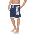 Boardshorts LONSDALE "Beach Short CLENNELL" Gr. S, N-Gr, blau (navy, white) Herren Hosen Boardshorts