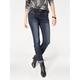 Bequeme Jeans HEINE Gr. 19, Kurzgrößen, blau (blue denim) Damen Jeans Skinny-Jeans Röhrenjeans