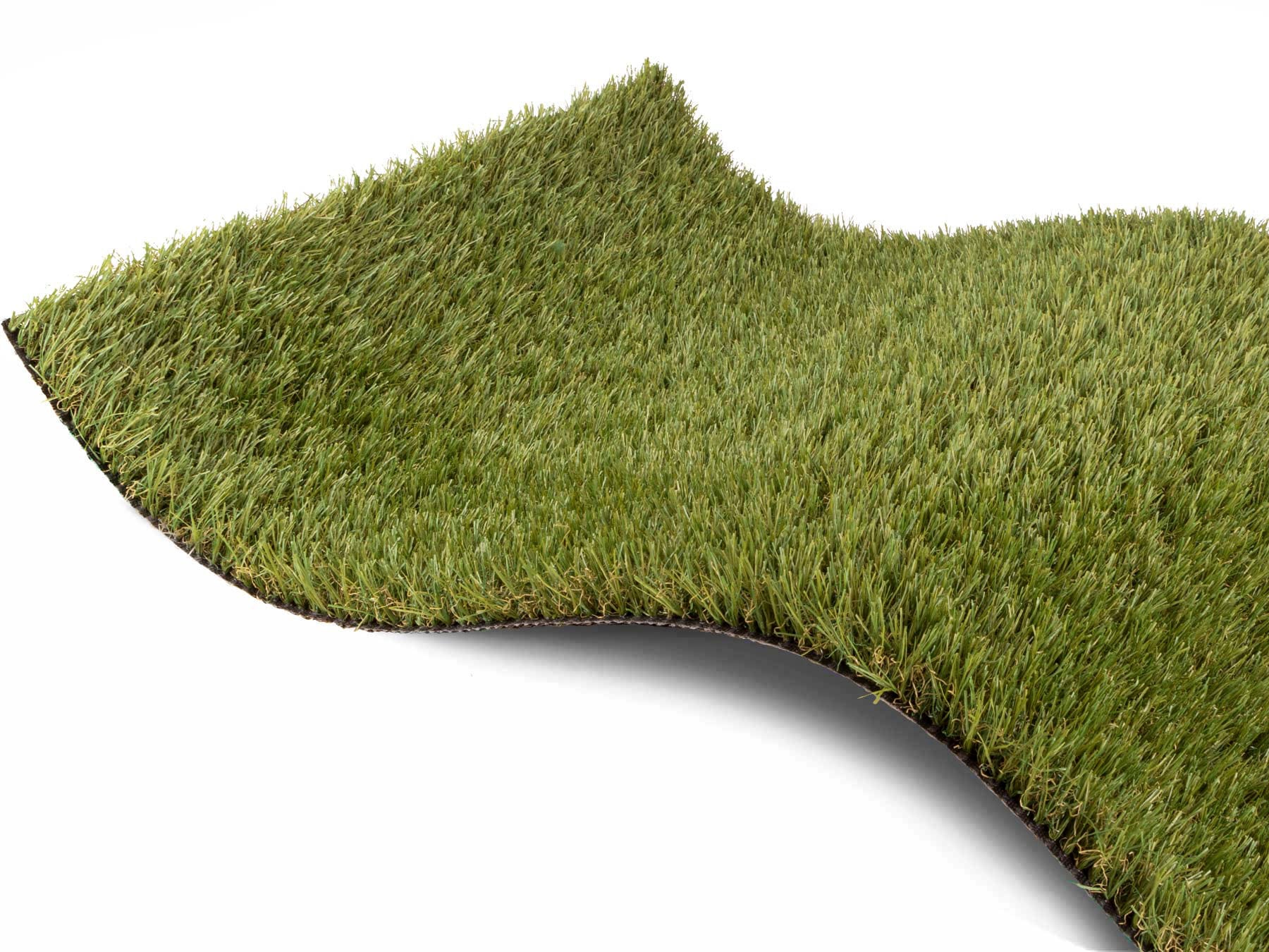 Kunstrasen "Kunstrasen KORSIKA", grün, B:400cm H:32mm L:250cm, Polyethylen (PE), PRIMAFLOR-IDEEN IN TEXTIL, Teppiche, natürliche Optik, mit Drainagefunktion, für Balkon, Terrasse & Garten