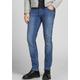 Slim-fit-Jeans JACK & JONES "Glenn" Gr. 31, Länge 32, blau (blue den) Herren Jeans Slim Fit