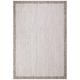 Teppich CARPET CITY "Outdoor" Teppiche Gr. B/L: 200 cm x 200 cm, 5 mm, 1 St., beige Esszimmerteppiche UV-beständig, Flachgewebe, auch in quadratischer Form erhältlich