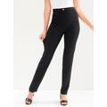 Stretch-Hose CLASSIC BASICS, Damen, Gr. 56, Normalgrößen, schwarz, 72% Viskose, 25% Polyamid, 3% Elasthan, unifarben, lang, Hosen
