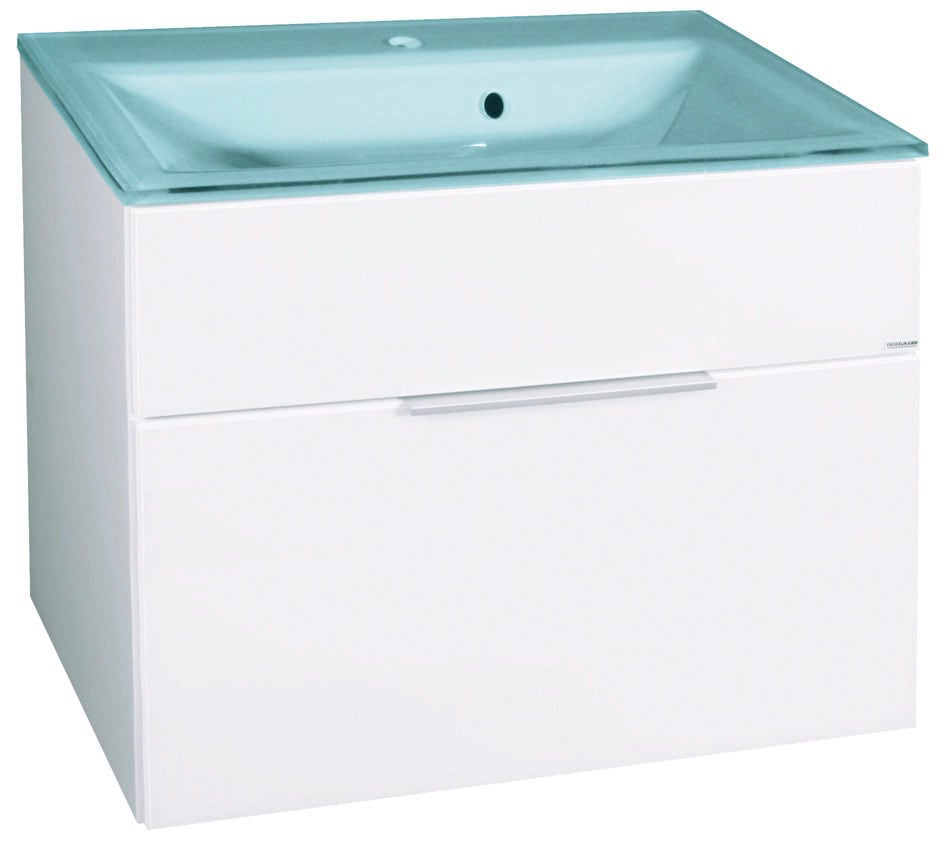 Waschtisch FACKELMANN "Kara", weiß, B:80cm H:61cm T:50cm, Waschtische, Badmöbel Breite 80 cm Image